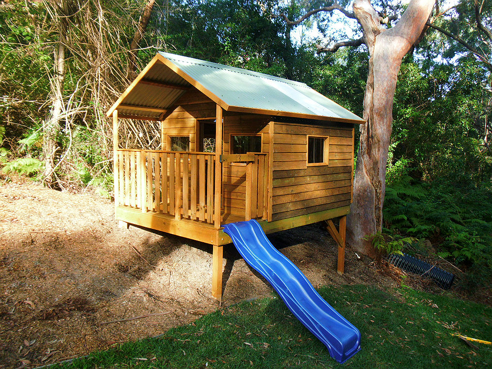 extra large cubby house, can be delivered, installed or flat pack supplied